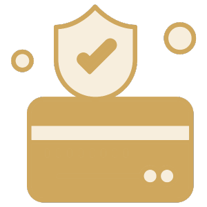 CALM ELEPHANT Icon - Sichere Zahlung mit allen bekannten Zahlungsdienstleistern wie Paypal, Klarna, Visa, MasterCard, ApplePay