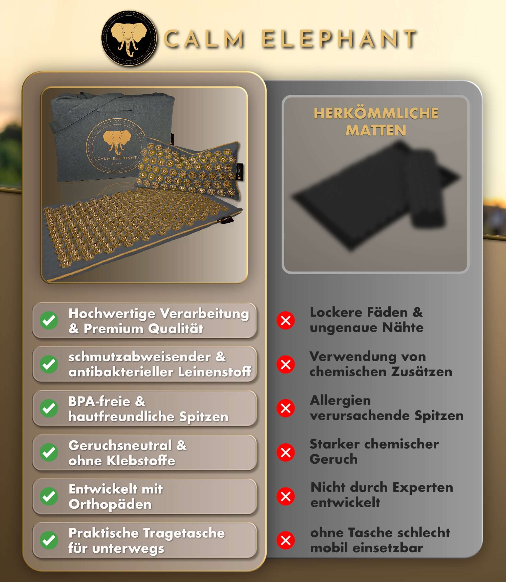 txt
Mata do akupresury | PURE ECO, zestaw 3 szt. - szara, z wysokiej jakości materiałów i w zrównoważonym designie od CALM ELEPHANT